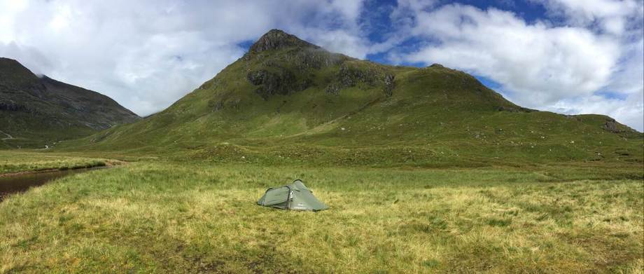 Camping in Coire Guisachan