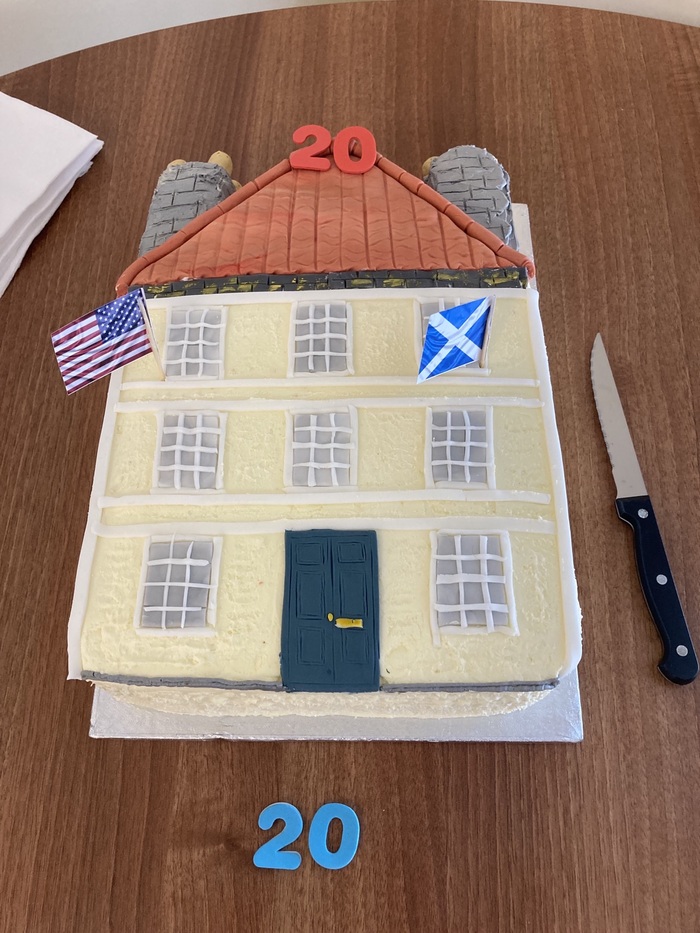 Birthplace 20 years cake