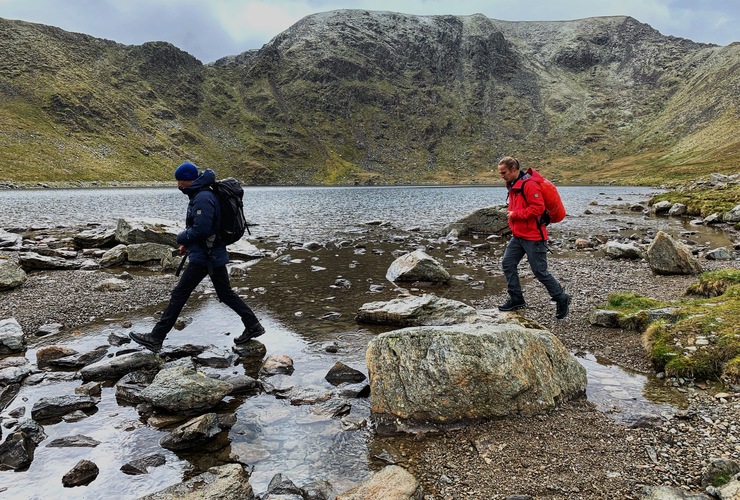 Pete and Isaac at Helvellyn - Terry Abraham