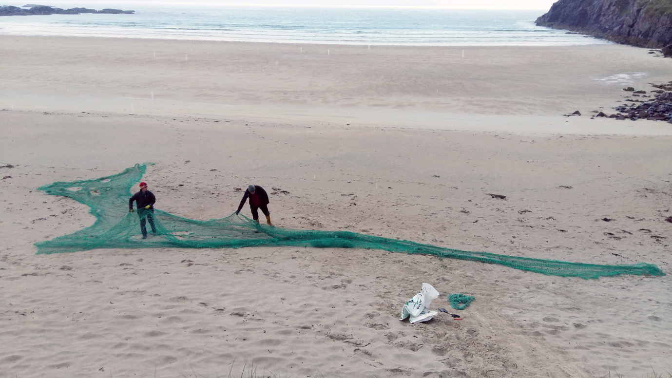 Carrie Weager beach clean