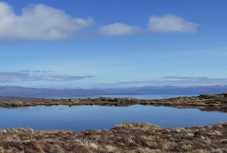 Cat Baillie calm view Skye