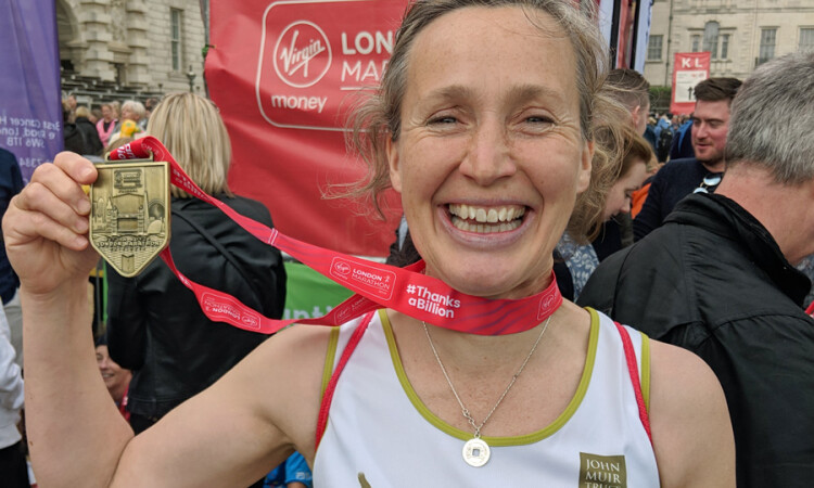 London Marathon runner - Jo Winson