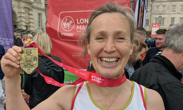 London Marathon runner - Jo Winson