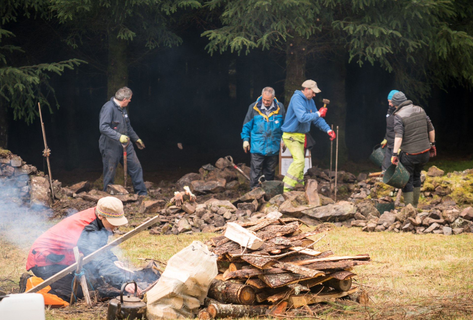 Volunteers at Glenlude