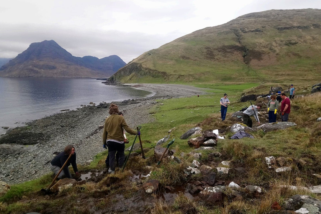 Skye path repair work party