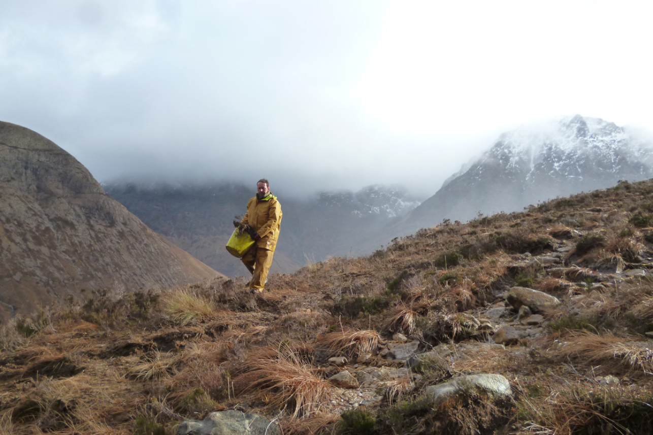 Path work on Skye