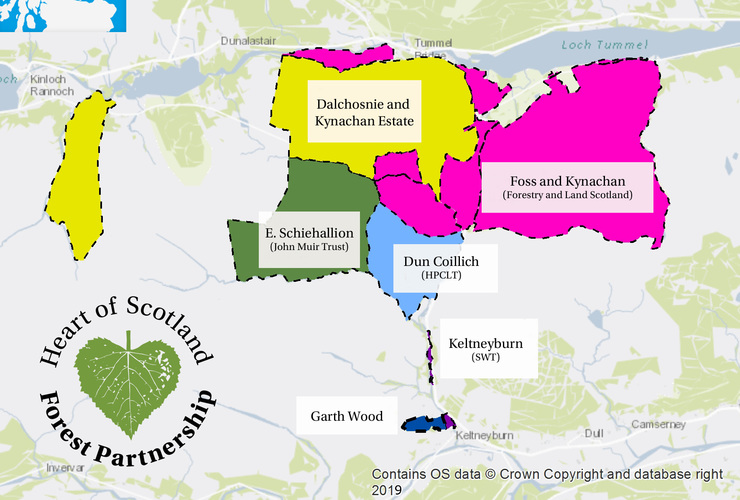 Heart of Scotland Forest Map - Updated 2019