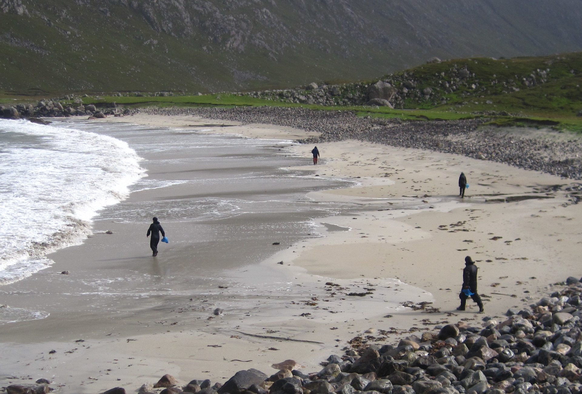 North Harris Trust beach cleaning