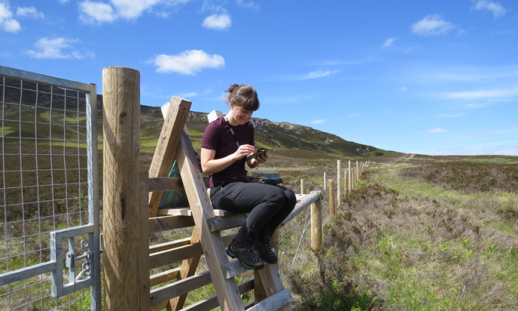 Izzy at Schiehallion