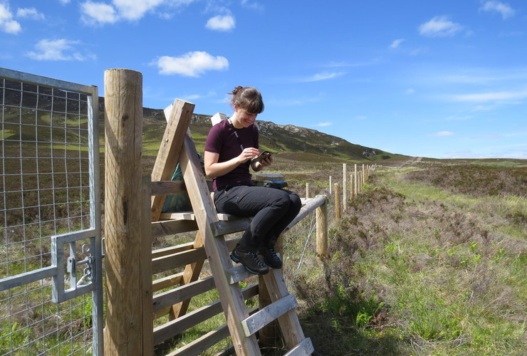 Izzy at Schiehallion