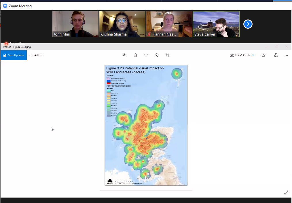 Our Wild Future - Steve Carver map and panellists