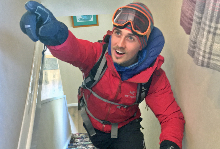 Fundraise by climbing Nevis indoors