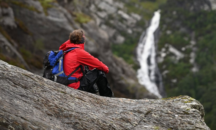 Ali Austin At Steall Falls - David Balharry