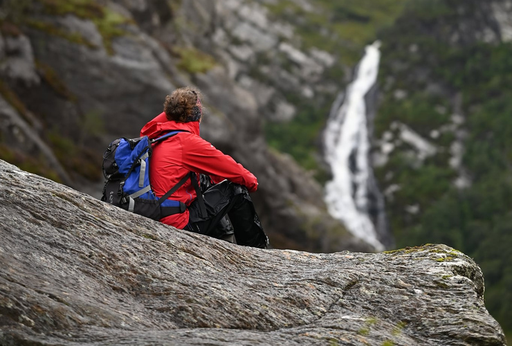 Ali Austin At Steall Falls - David Balharry
