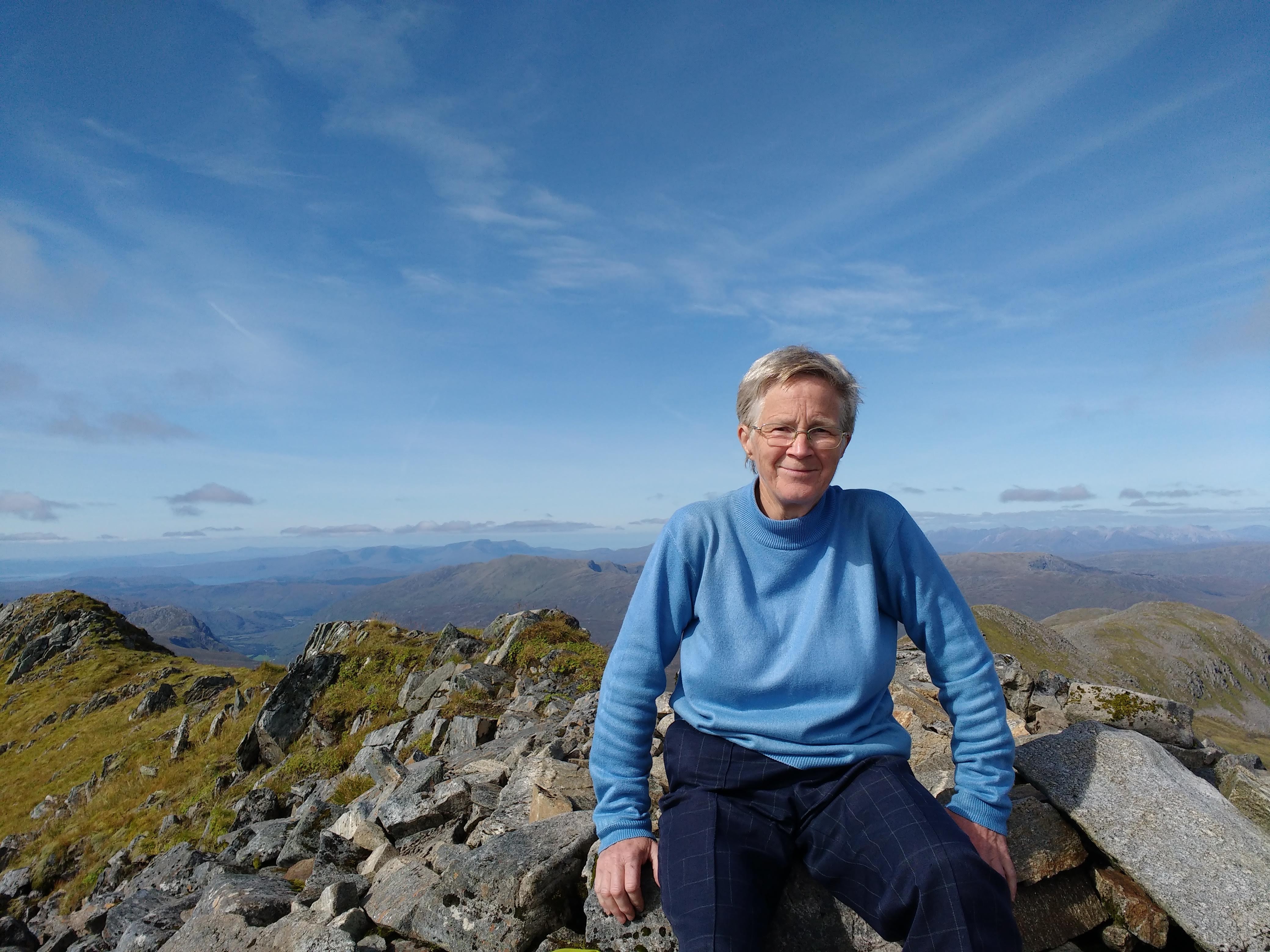 My Nevis - Pam Beattie on Sgurr nan Ceathreamhnan in Glen Affric