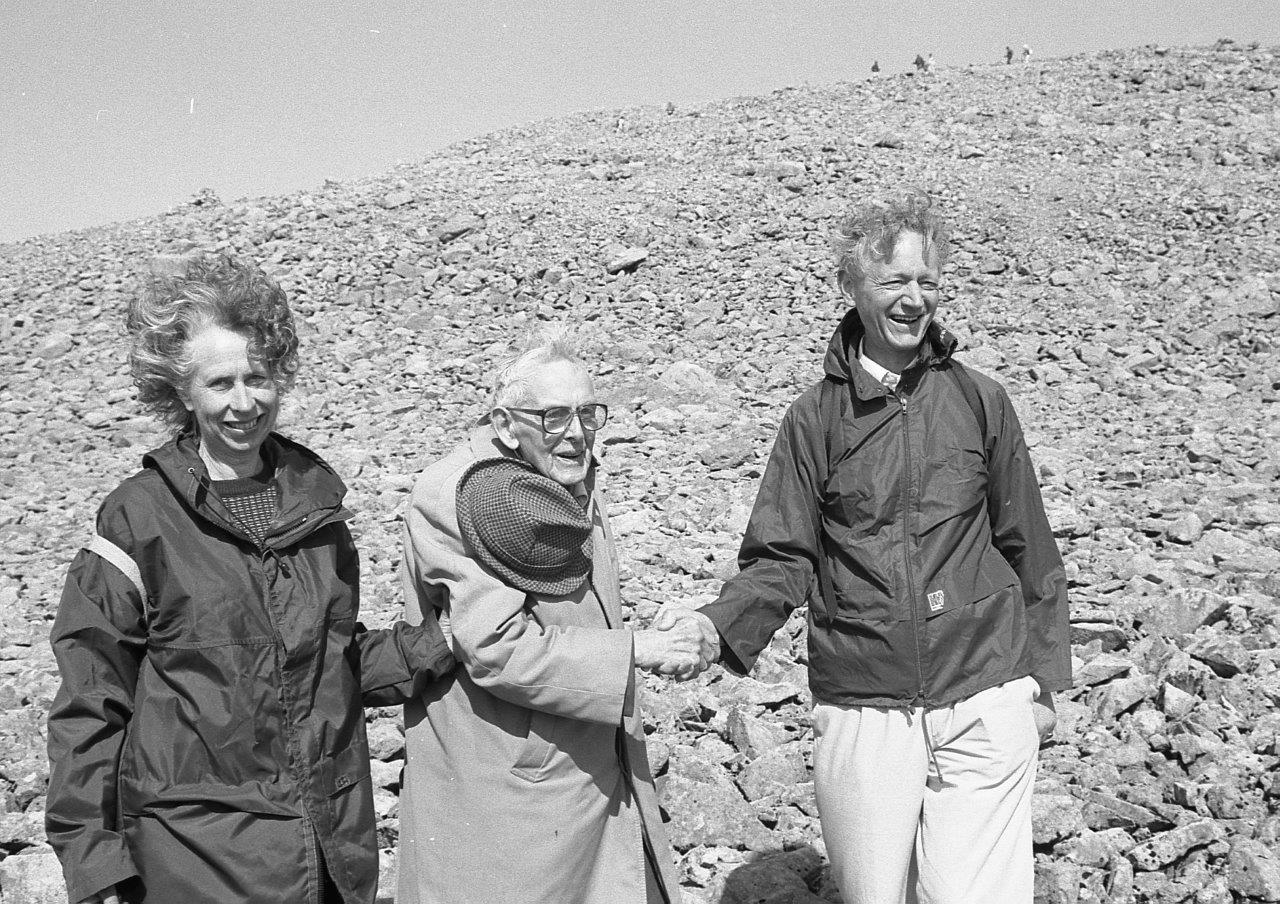 My Nevis - Bert and the Fairfax Lucys at the summit