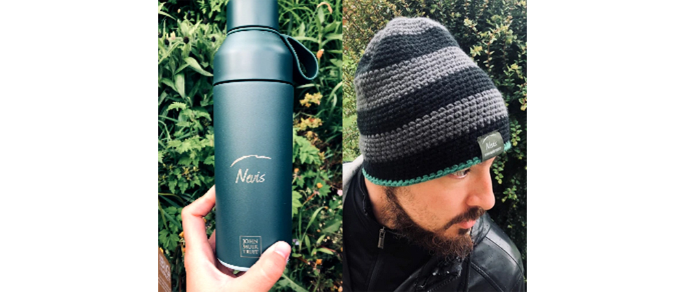 Nevis bottle and beanie 2