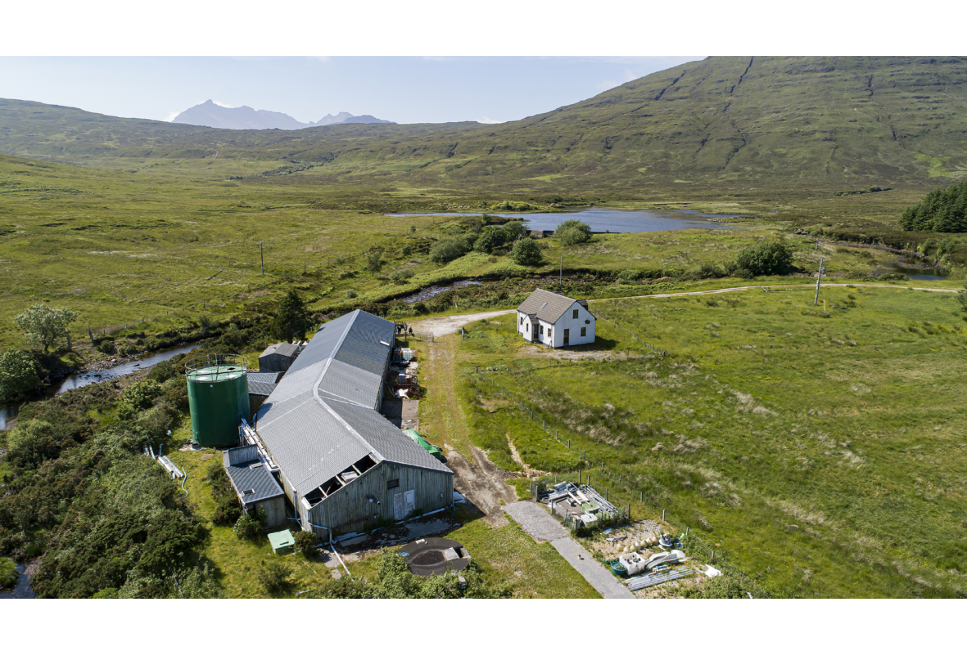 Kilmarie Hatchery and lochan