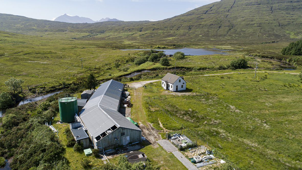 Kilmarie Hatchery and lochan