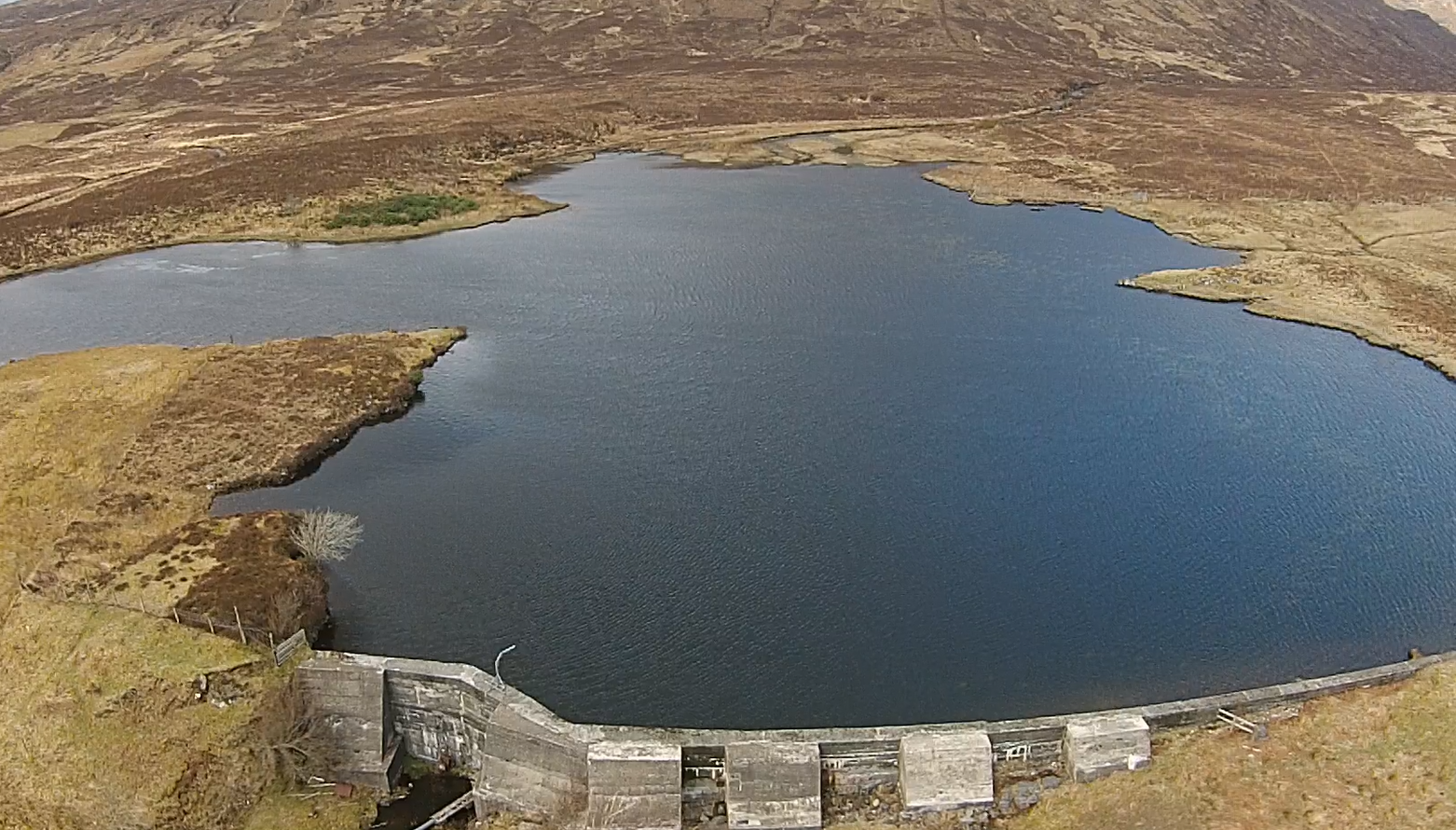 Kilmarie lochan and dam