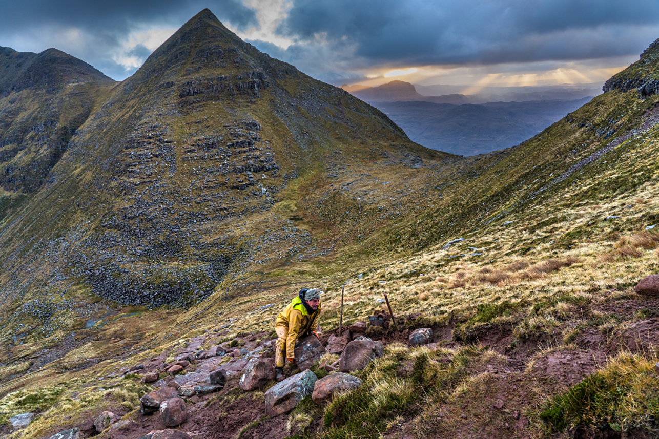 Photo quinag path b 30nov20 by chrispuddephatt