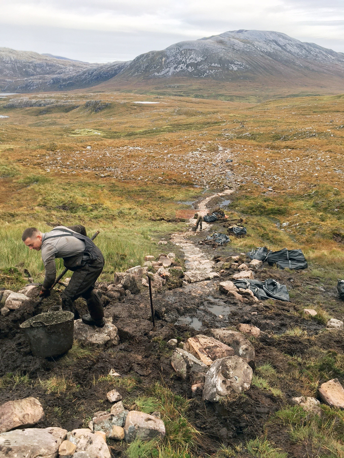 Quinag path repair 2021 - Cairngorm Wilderness Contracts