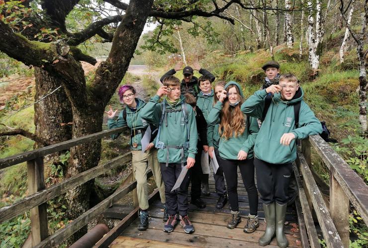 Nevis Junior Rangers on Paddy s Bridge