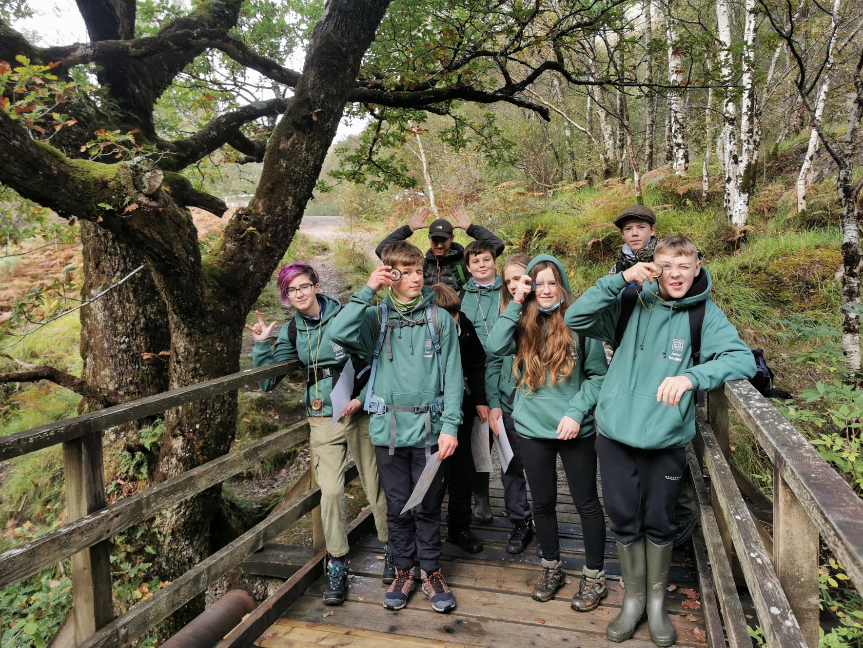 Nevis Junior Rangers on Paddy s Bridge