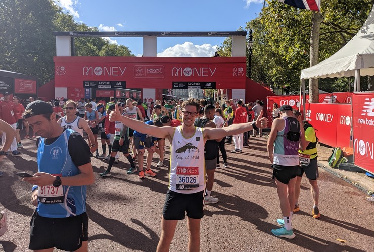 Graeme English London Marathon 2021