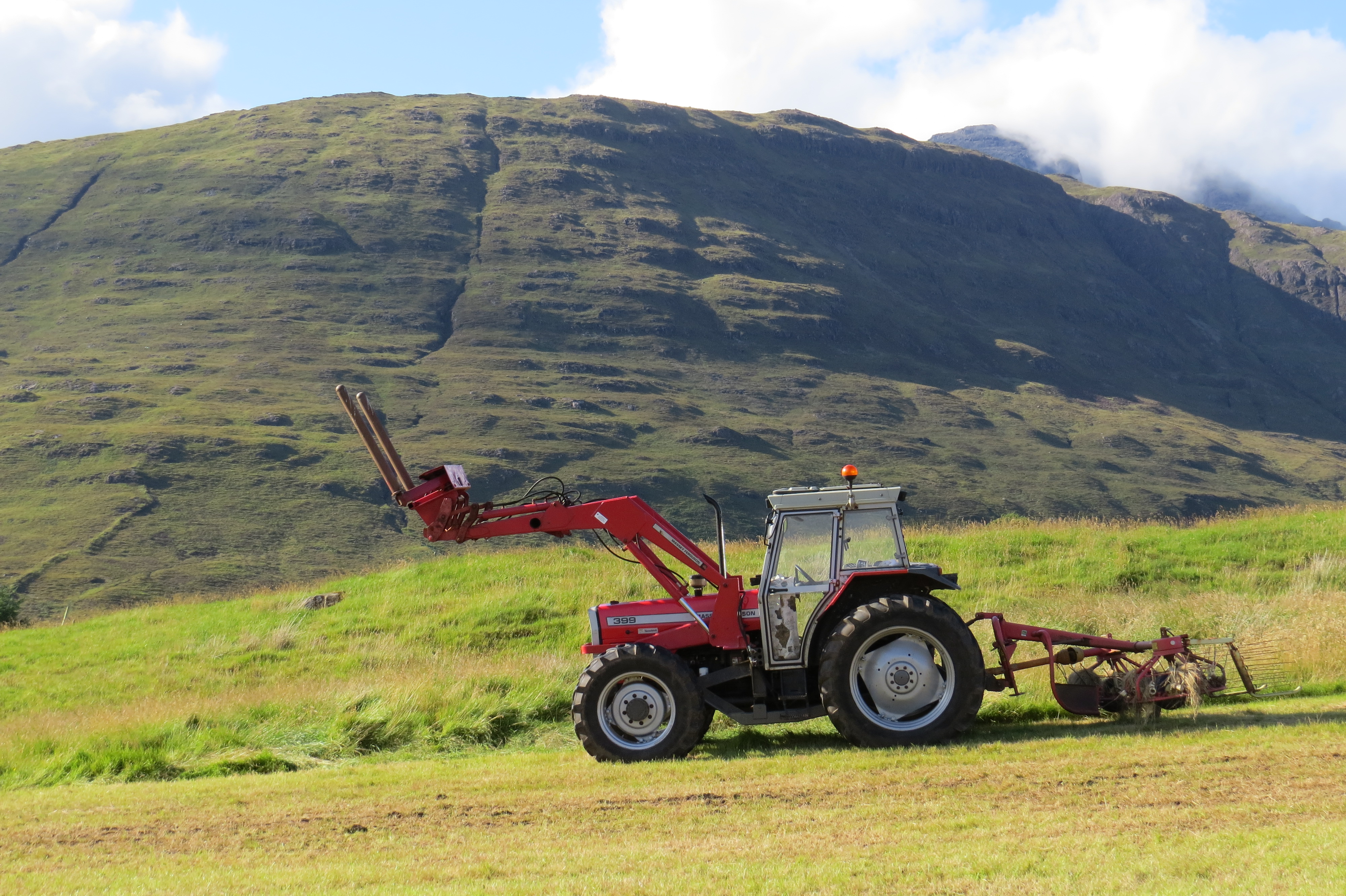 Strathaird Farm tractor