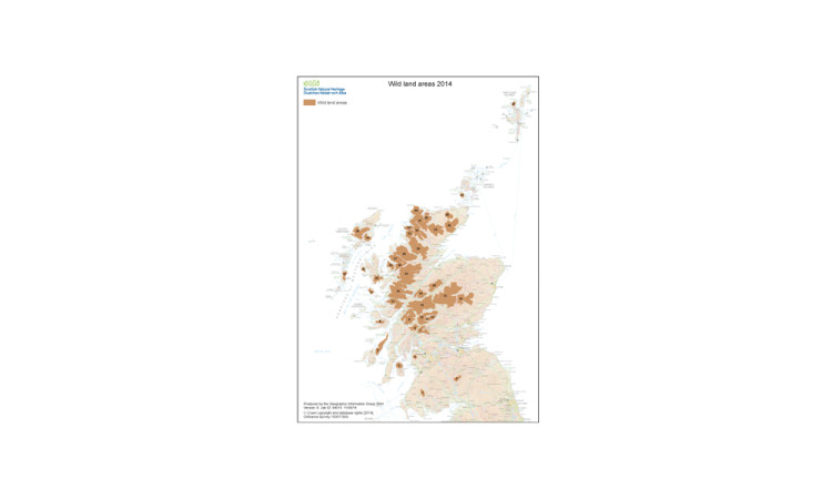 Wild Land Areas Map 2014