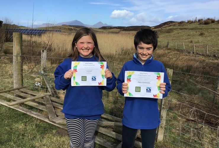 Wild Poetry winners 2022 - Tara and Hugh