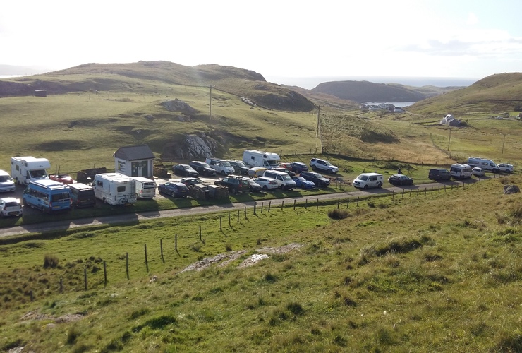 Blairmore car park Sandwood by Carrie Weager