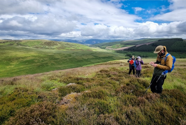 Andrew Beverley - ORCS surveying at Glenlude