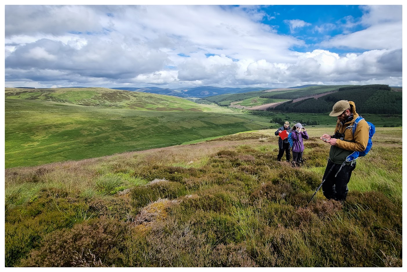 Andrew Beverley - ORCS surveying at Glenlude