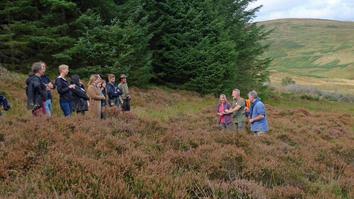 Glenlude - international EFTC delegates and Karen, Mark and Jon