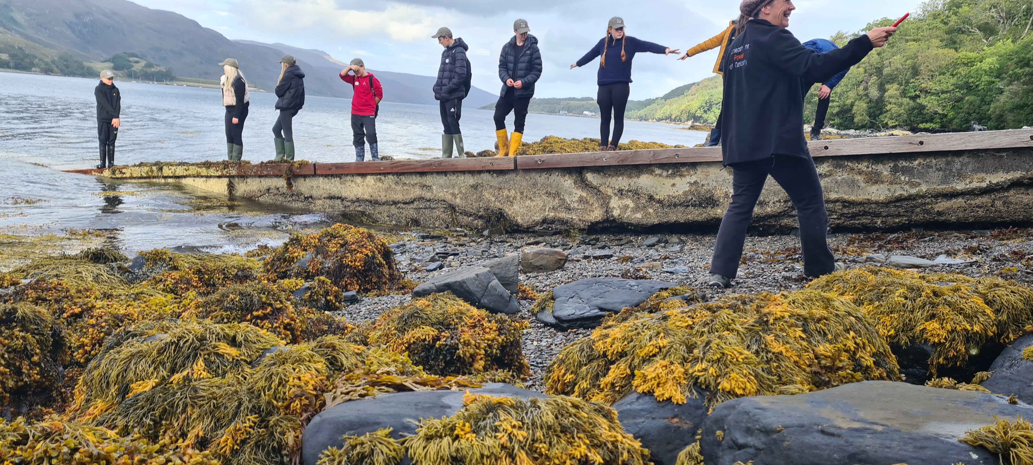 Quinag Junior Rangers 22&23 - tideline