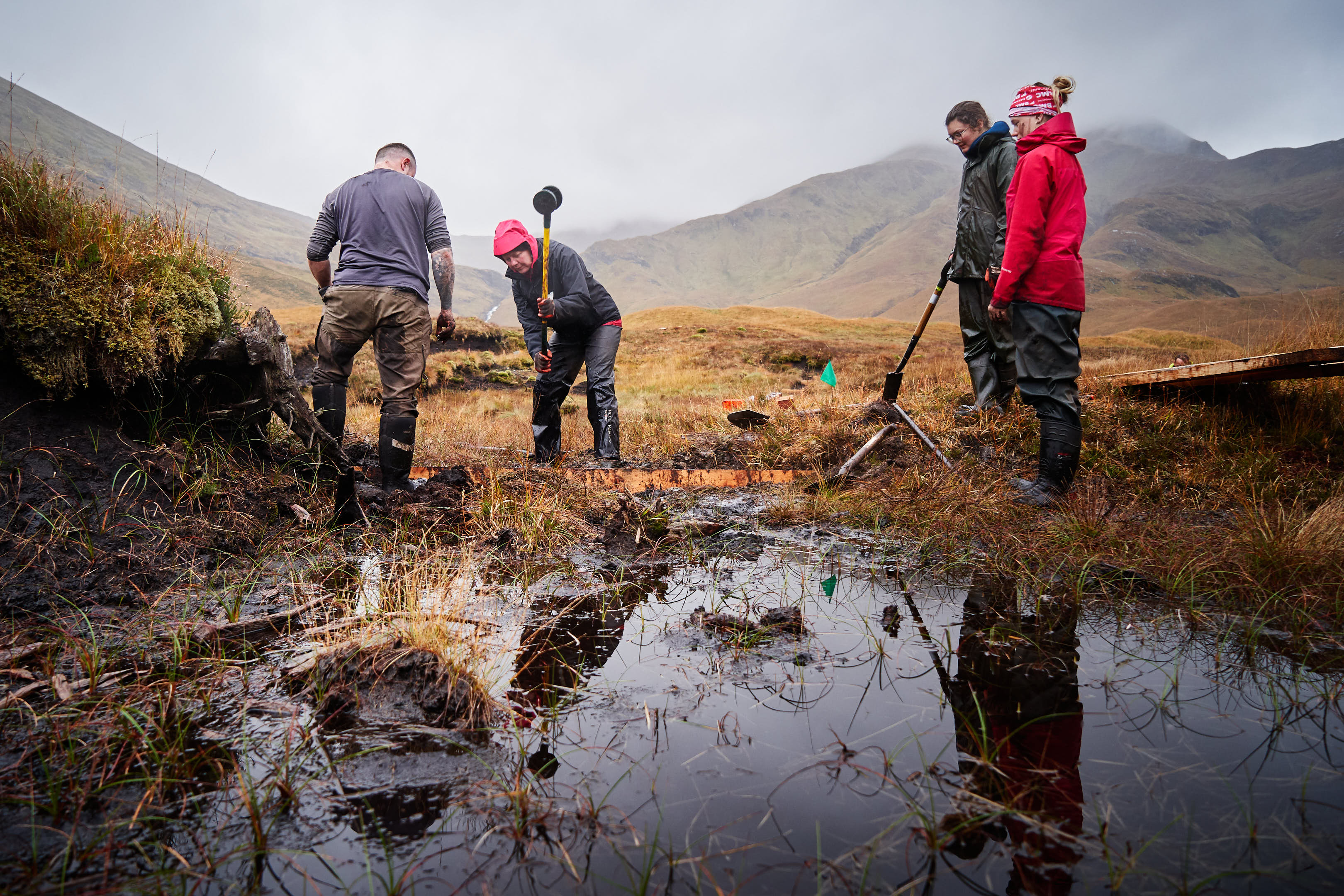 Restoring peatland at Glen Nevis 1