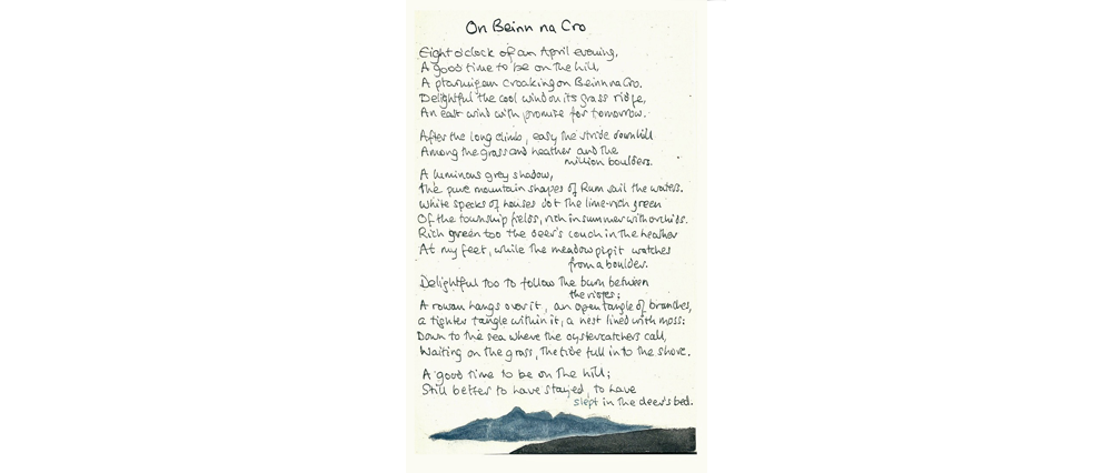 Denis Mollison - On Beinn na Cro