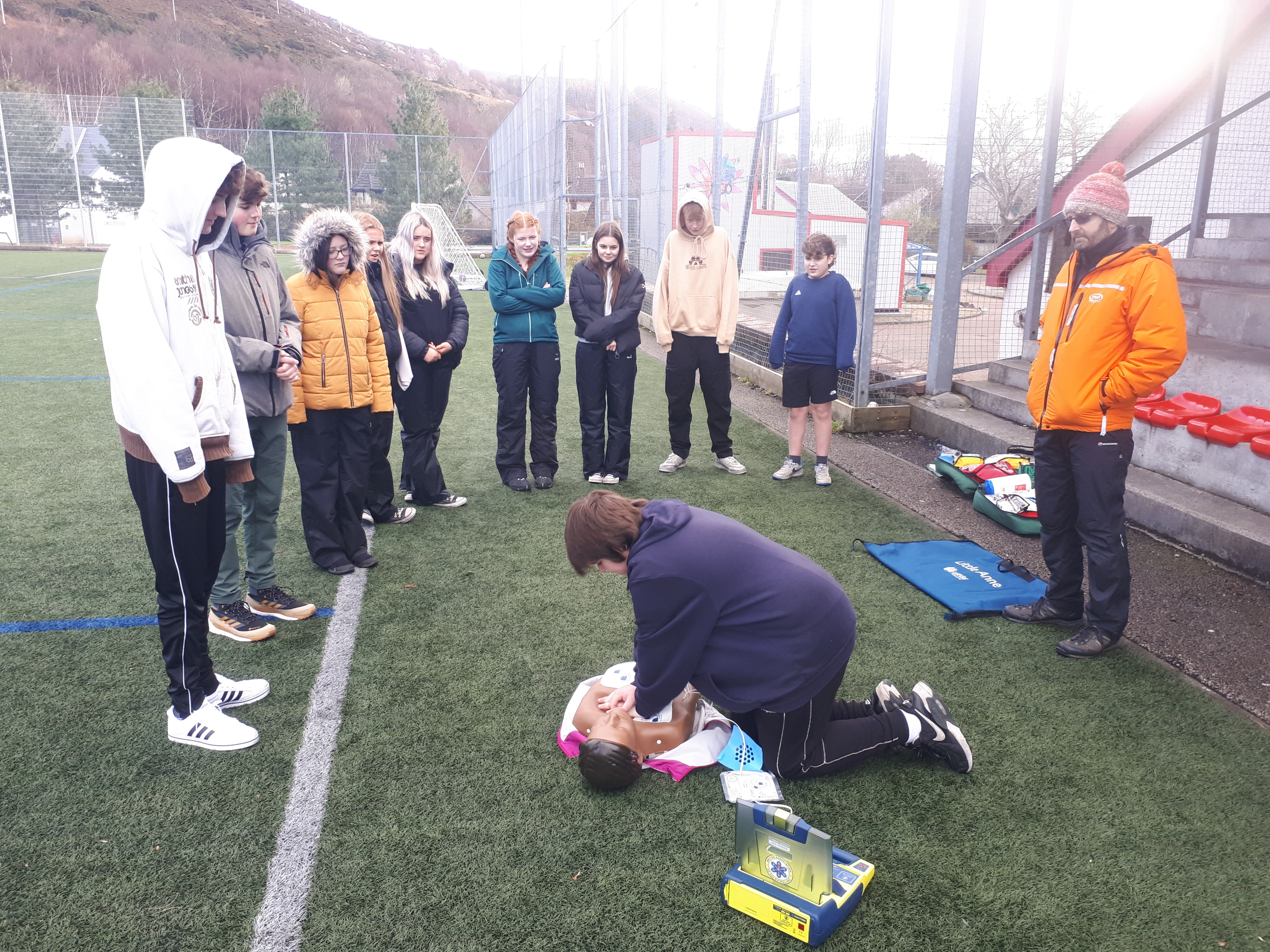 Ullapool Junior Rangers learn First Aid