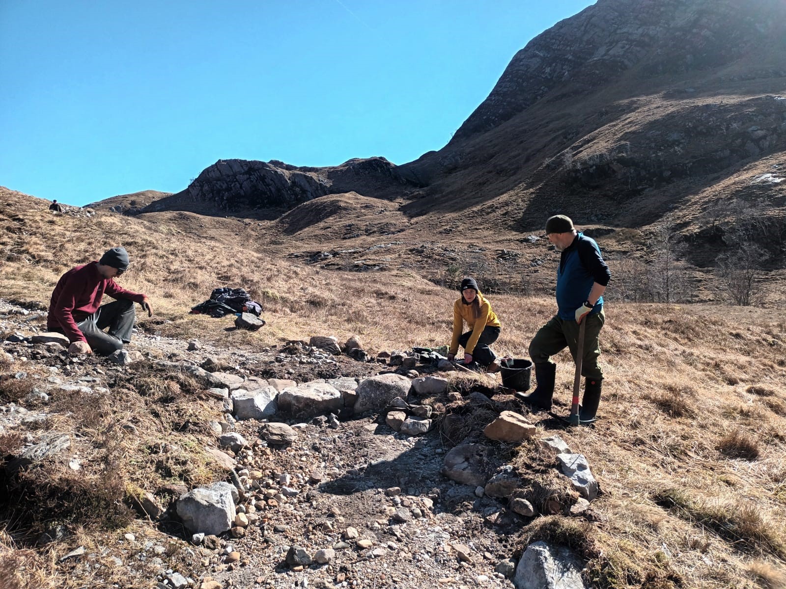 Stealll path repairs by UHI students 2023 b