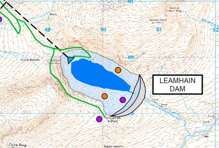 Leamhain dam