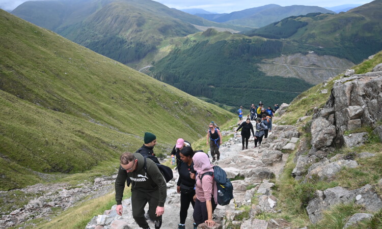 Boots and Beards on Ben Nevis path