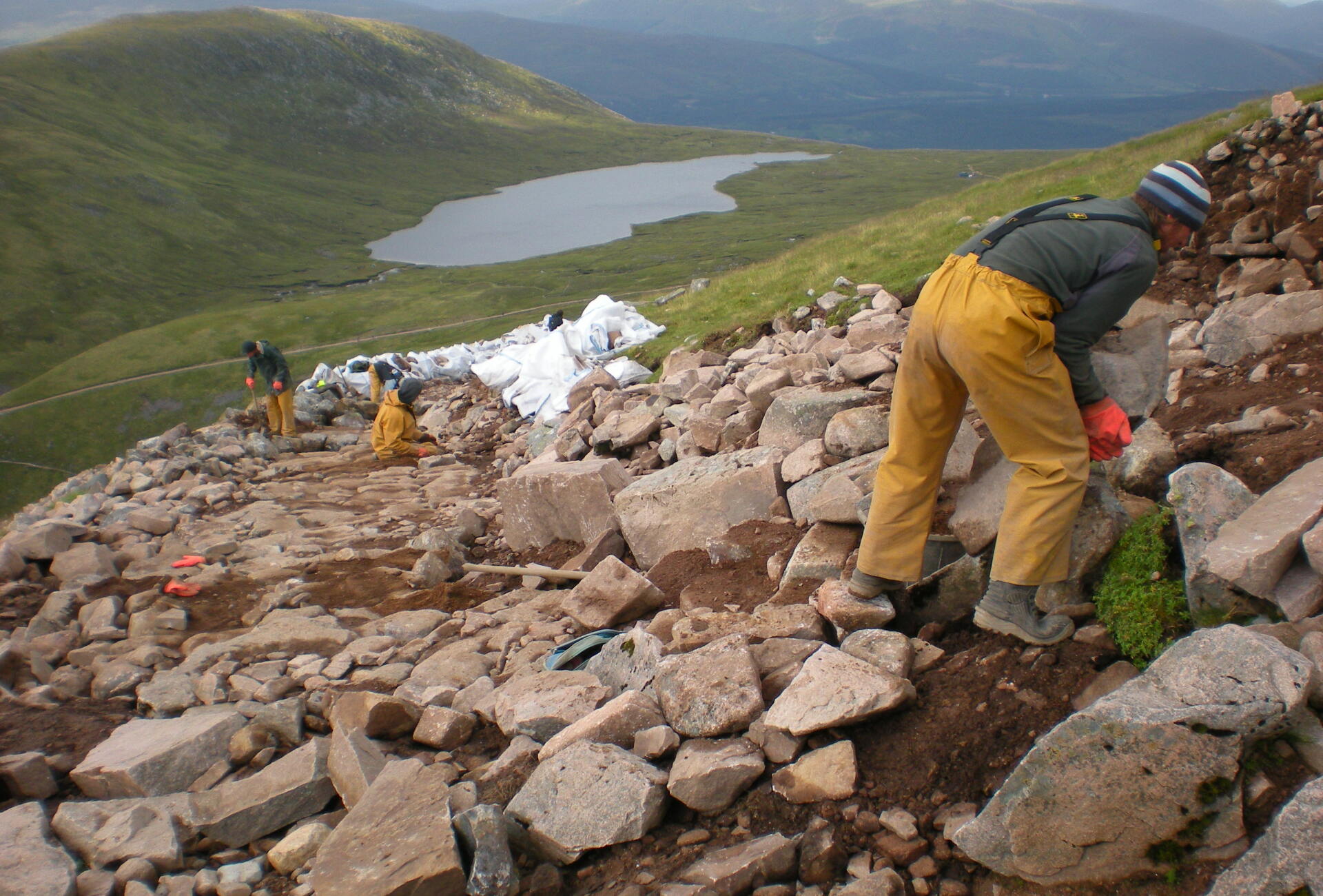 Repairing the zig zag path on Ben Nevis