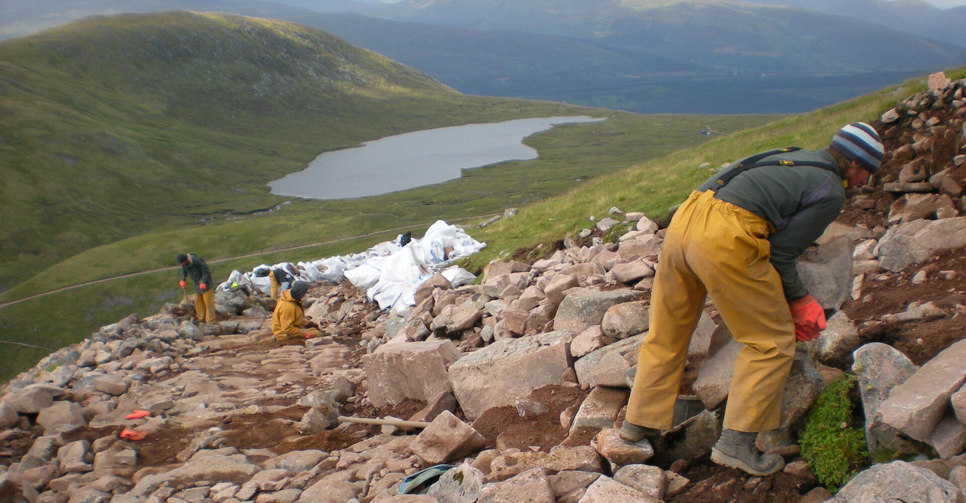 Repairing the zig zag path on Ben Nevis