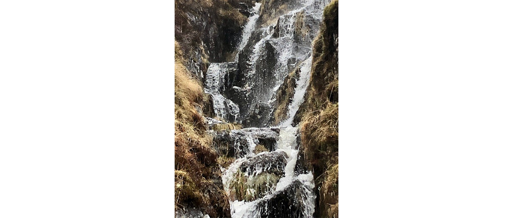 Eva Spain - waterfall in Knoydart