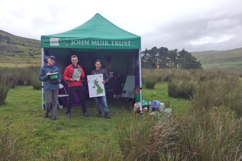 Events tent on Skye - July 2023