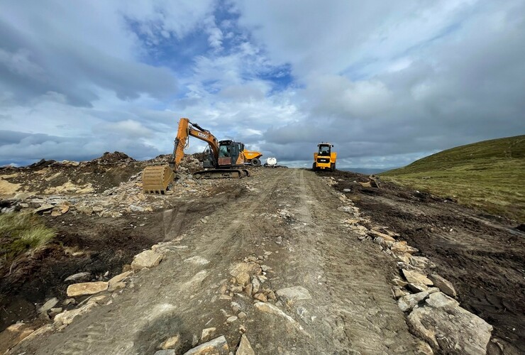 Taymouth Estate track works