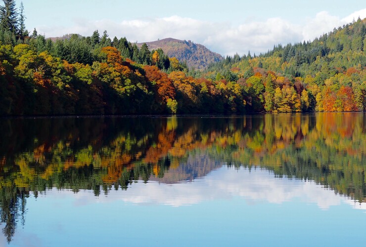 autumn reflections - pitlochry