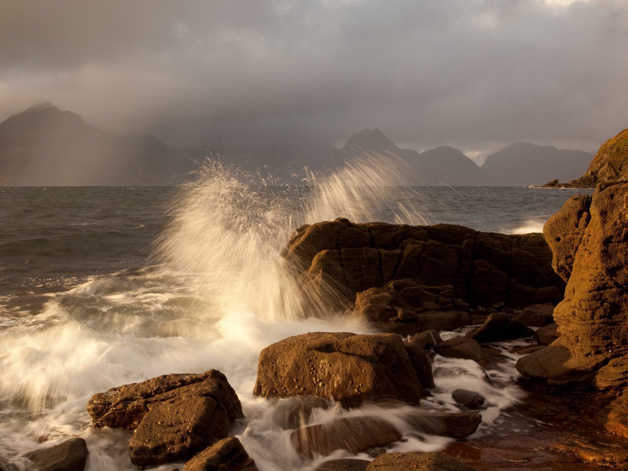 stormy waves